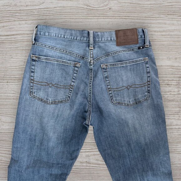 Lucky Brand Mens 181 Anto Relaxed Wash Stretch Denim Straight Jeans 31 x 30 - Picture 4 of 9